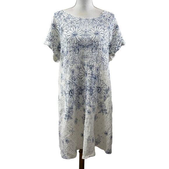 Free People Pinwheel dress, relaxed, bohemian, embroidered, artisan, effortless - Picture 1 of 6